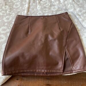 Chocolate brown XS skirt